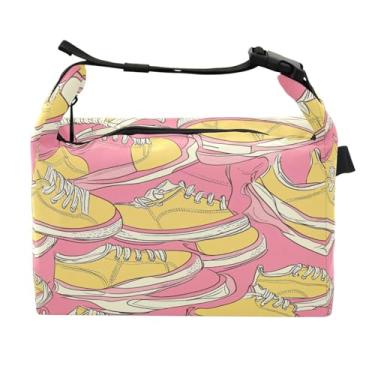 Imagem de STAYTOP Lancheira colorida com fivela de alça, lancheira isolada para meninos e meninas, lancheira para trabalho escolar