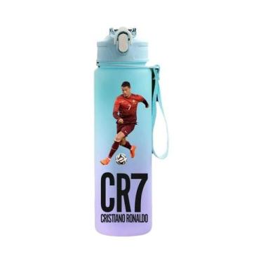 Imagem de Copo De Água Portátil De Grande Capacidade CR7 Cristiano Ronaldo Garra