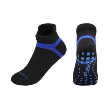 Imagem de Meias De Algodão Antiderrapantes Para Yoga, Pilates, Dança E Ballet Pa