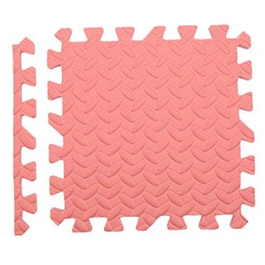Imagem de 12 peças Tapete de Espuma EVA com Blocos Interligados Piso Playground Quebra-Cabeça Antiderrapante Borda Finalização Fácil Montar e Desmontar Amortecimento Superior Conforto para Sala Estar Quarto Var