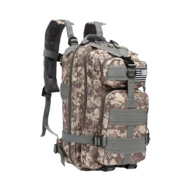 Imagem de Mochila Tática Grande De Nylon Impermeável 30L 50L Para Trekking, Pesc