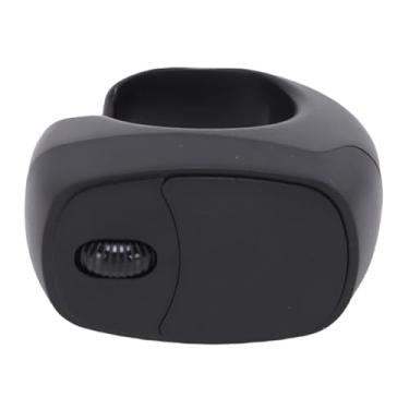 Imagem de Asixxsix Controle remoto em formato de anel para rolagem, controle remoto para celular com estojo de carregamento portátil, para obturador de câmera (BLACK)