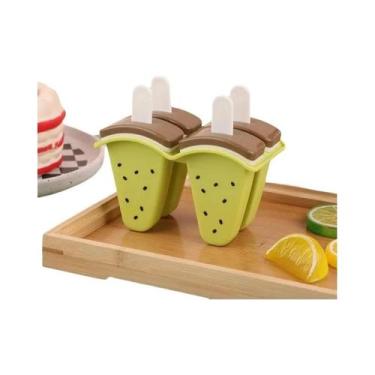 Imagem de Forma De Picolé Em Forma De Fruta 4/6 Compartimentos Ferramenta De Coz