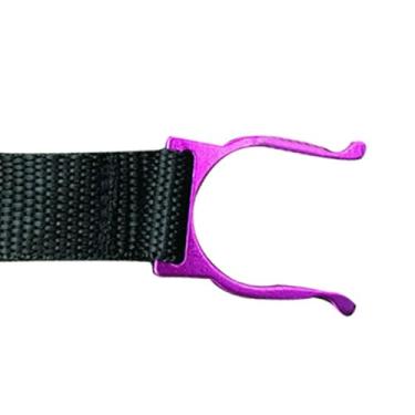 Imagem de POCREATION Alumínio Liga Mosquetão, Equipamento de Escalada Montanhismo Com Design Suave, para Atividades Ao Ar Livre Caminhada Camping (Roxa)