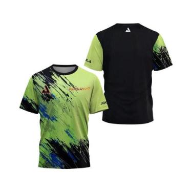 Imagem de Camiseta Esportiva Masculina De Verão Com Estampa Floral, Secagem Rápi