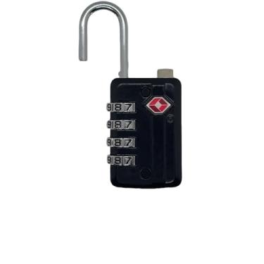 Imagem de Arkali Cadeado aprovado pela TSA com combinação de bagagem, corpo de liga de zinco resistente com código de 4 dígitos cadeado de viagem para bagagem, caixa de ferramentas, mochilas e malas, fácil de