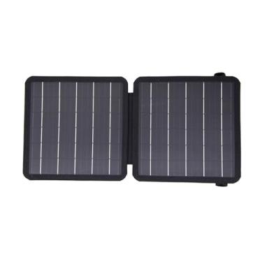 Imagem de KUIDAMOS Carregador de Painel Solar Dobrável Eficiente para Aventuras Ao Ar Livre Com Portas USB Duplas para Telefones Bancos de Energia Acampamento - Carregador Solar Portátil para Mountain Bike e