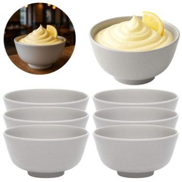 Imagem de 6 Tigelas Bowl Granilite De Melamina P/ Sobremesas 500ml - Lyor