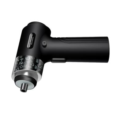 Imagem de Acouto Conjunto de Chave de Fenda Elétrica, Ferramenta de 7 Velocidades Sem Fio de 32 pol. Com Luz LED, Display, Avanço/reverso para Projetos Domésticos e DIY (Preto)