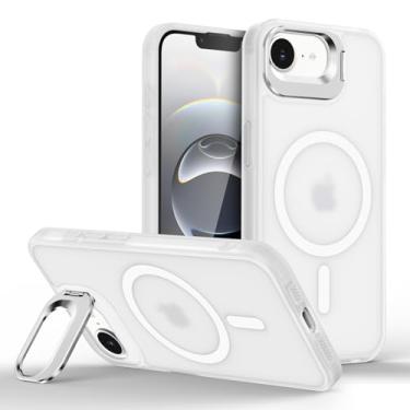 Imagem de Capinha Capa Case tecnológica Premium Para iPhone 16e de 6,1 Polegadas - Anti impacto e proteção para câmeras com suporte retrátil e acabamento Micro-Mate Fosco (TRANSPARENTE MICRO-MATE)