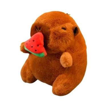 Imagem de Chaveiro De Capivara De Pelúcia Fofa De 12cm, Brinquedo De Desenho Ani