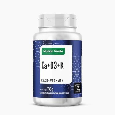 Imagem de Cálcio D3 K 120 caps Mundo Verde-Unissex
