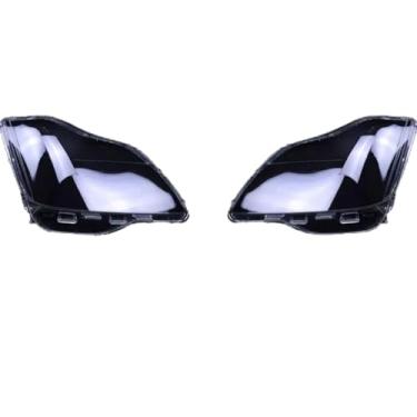 Imagem de Compatível com toyota coroa 12 2005-2009 transparente substituir abajur lente de vidro abajur escudo da lente do farol dianteiro do carro capa(Left and Right)