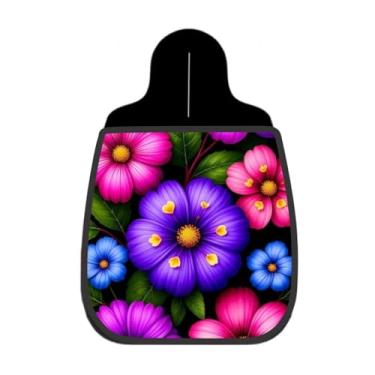 Imagem de Lixeira De Carro Organizador Lixinhocar Floral Vibrante 4