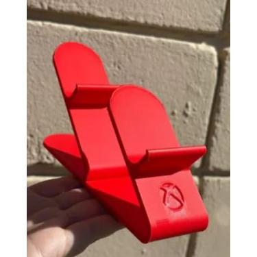 Imagem de Suporte para 2 Controles de Vídeo Game, Xbox One, Series X/S (Vermelho)