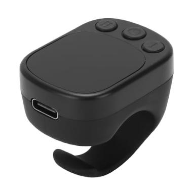 Imagem de EBTOOLS Anel de Controle Remoto, Scroller de Touchpad de Dedo Sem Fio para Obturador de Câmera TikTok, Com Controle de Ponteiro de Mouse, para Tablets e Telefones