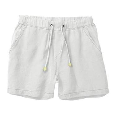 Imagem de Short de Linho Bermuda Com Cordão Masculina Moda Praia Luxo-Masculino