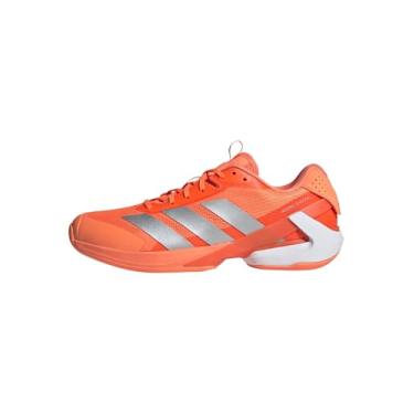 Imagem de adidas Tênis masculino Adizero Ubersonic 5, Laranja lúcido/prata metálico/preto, 39