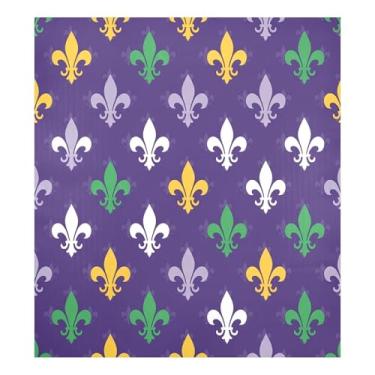 Imagem de Blueangle Capa magnética de lava-louças padrão Mardi Gras, decoração da capa frontal da máquina de lavar louça, adesivos de eletrodomésticos, adesivos de eletrodomésticos, adesivo magnético decorativo