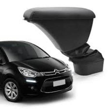 Imagem de Apoio De Braço Fiat Argo Tecido Cinza C/Costura Laranja