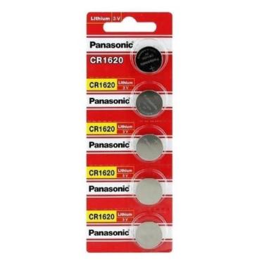 Imagem de 5 Pilhas Baterias Cr1620 Panasonic 3V Original
