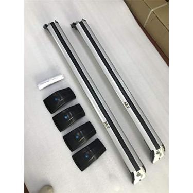 Imagem de YiXi-Partswell 2 peças de rack de teto travável barras transversais bagageiro alumínio adequado para Honda HRV HR-V VEZEL 2016-2020 - prata