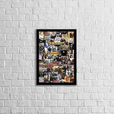Imagem de Quadro Colagem Beatles 24X18Cm