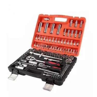 Imagem de Kit Ferramentas Chave Soquetes Sextavados 108Pcs