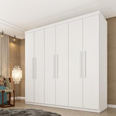 Imagem de Roupeiro Lagos 6 Portas - TCIL, Branco