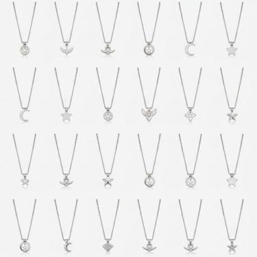 Imagem de Kit Revenda Colares Femininos em Aço Inox - Tws Acessórios, 80 unidade