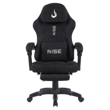 Imagem de Cadeira Gamer Rise Mode Z11, Ângulo Ajustável, Tecido, Preto - RM-CG-Z