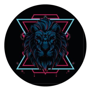 Imagem de Capa De Estepe Ecosport Aircross Leão Formas Geométricas