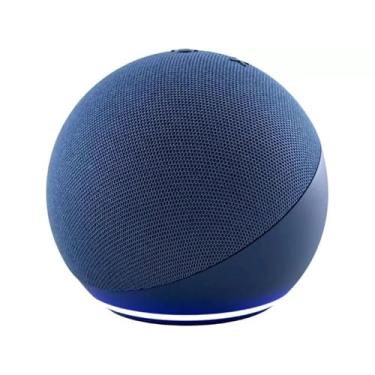 Imagem de Caixa de Som Bluetooth com LED RGB e Comando de Voz via App, 5W, Bateria 15 Horas, Rádio FM, USB, Microfone, Alcance 10 Metros, Portátil (azul)