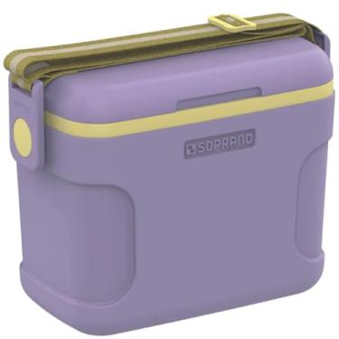 Imagem de Caixa Térmica Cooler 8 L Lavender/Amarelo Sunset - Soprano