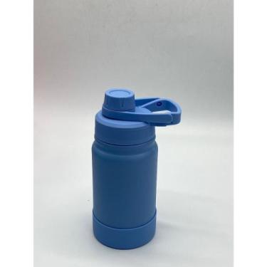 Imagem de Garrafa Térmica MS-966 350ml Capa Protetora Silicone - Pinpin, Azul Ro
