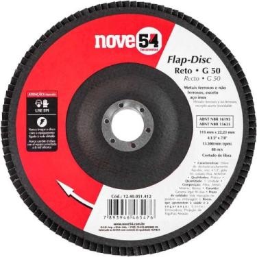 Imagem de Flap-disc, Disco de Desbaste/acabamento, 4.1/2" - 115 mm, Reto, Grão 5