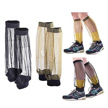 Imagem de Caneleiras de malha leves e respiráveis mangadas -moscas para acampamento caminhada pesca jardinagem