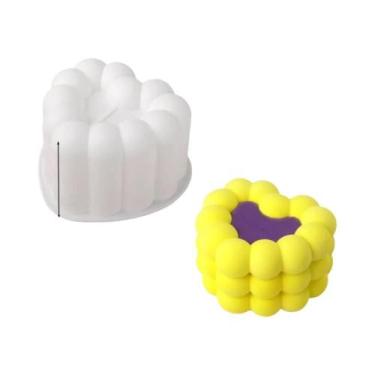 Imagem de Forma De Silicone Em Formato De Coração Para Bolo, Mousse, Gelatina, P