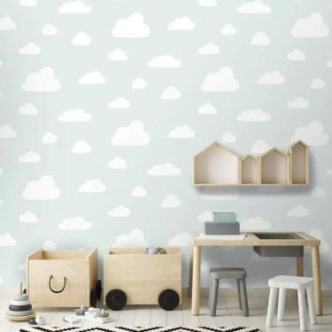 Imagem de Papel de Parede HF Petit Infantil Azul 61804