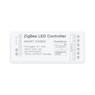 Imagem de Controlador De Fita LED CCT RGBW Smart WiFi Zigbee 3.0 Tuya Com Dimmer