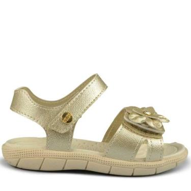 Imagem de Sandália Papete Infantil Klin Feminina 171.260, 23, Dourado