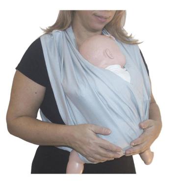 Imagem de Fastsling Canguru Piêpaô Fast Sling Cinza Claro + Cinza Cl