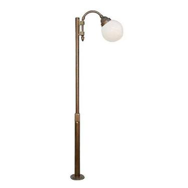 Imagem de Poste Colonial Americano Para Jardim Alumínio 01 Globo 2,34M