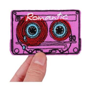 Imagem de Patches Bordados Termocolantes De Música Rock, Desenho Animado, Câmera