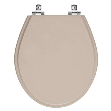 Imagem de Assento Sanitário Soft Close Ravena Bege Saara Para Vaso Deca