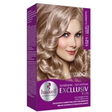 Imagem de Tonalizante Haskell Louro Claríssimo Pérola 1021