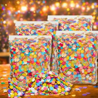 Imagem de 4x Confete Carnaval Colorido Festa Folia Decoração Espuma - Carnaval C