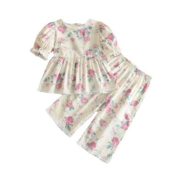 Imagem de Conjunto De Blusa Sem Mangas Com Bolinhas E Calças Largas Para Bebês M