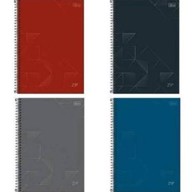 Imagem de Caderno Tilibra 96 Folhas Capa Dura Universitário Zip.