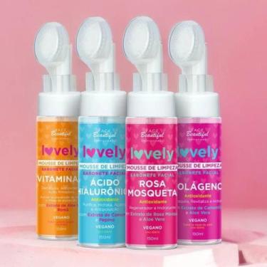 Imagem de Mousse De Limpeza Facial (Vitamina C , Colágeno ,Rosa Mosqueta, Acido 